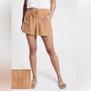 Athleta Cabo linen shorts size 14